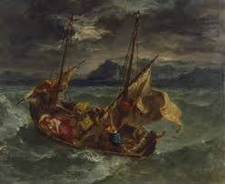 Rembrandt painting storm on the sea of galilee. Eugene Delacroix The Storm On The Sea Of Galilee
