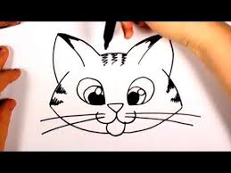 How To Draw A Cute Kitten Face Tabby Cat Face Drawing Cc Positive Life Magazine Cat Face Drawing Kitten Drawing Simple Face Drawing