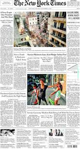 See more ideas about new york times, fronts, front page news. The New York Times In Print For Saturday Sep 5 2020 The New York Times