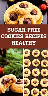 Have you or a loved one have recently been diagnosed as a diabetic or perhaps you just wish to cut down on the sugar in your family's diet? Sugar Free Cookies Recipes Healthy Sugar Free Cookie Recipes Sugar Free Snacks Sugar Free Cookies