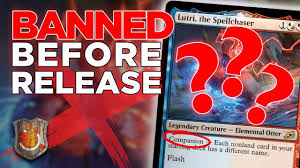 The list of all banned and restricted cards, by format, is here. New Card Banned Before Release The Command Zone Magic The Gathering Commander Edh Youtube