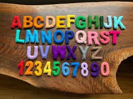 Alphabet magnets abc learning for toddlers. 3 Felt Alphabet Number Set Felt Alphabet Play Set Felt Letters F Treehouse Crafts Llc