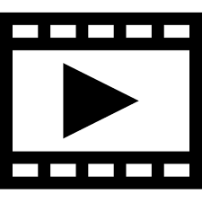Film Strip With Play Triangle Free Vector Icons Designed By Simpleicon Tira De Pelicula Plantilla De Billete Peliculas