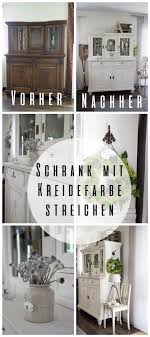 Wohnzimmer Schrank Mit Kreidefarbe Gestrichen Wohnzimmerschranke Wohnung Gestalten Mobel Weiss Streichen