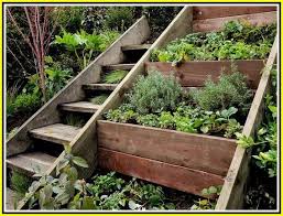 Create The Garden Of The Dreams With These Great Suggestions Garden Layout Vegetable Sloped Garden Garden Steps