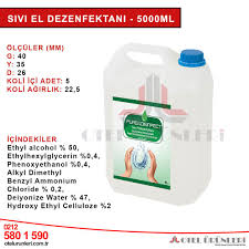 Sivi El Dezenfektani 5000ml Urunler Oteller Jelsa