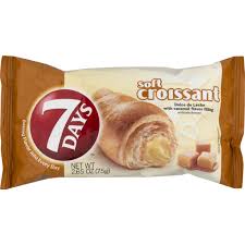7 Days Soft Croissant Dulce De Leche With Caramel Flavor Filling Wrapper 2 65 Oz Instacart