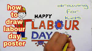 Happy labour day to all the working people out there. How To Draw Labour Day Poster Step By Step Labour Day Drawing Youtube