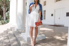 Introduced in the united states in the late 19th century, it has been a popular type of casual apparel with both men and women and has been described as an iconic element of american fashion. Jean Jacket White Dress Hi Sugarplum