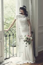 The smallest things can make a big difference. Galina Geometric Lace And Crepe Cap Sleeve Wedding Dress New Wedding Dress Save 74 Stillwhite