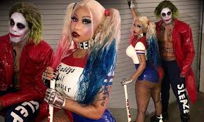 Free fire pro dress combinations joker custume combinations best pro combinations gwt ff world #prodresscombinations. Nicki Minaj Wears Harley Quinn Halloween Costume Husband Is Joker Daily Mail Online
