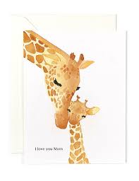 Golden Fox Goods Mother S Day Giraffes Card Arte Di Bambino Biglietti Fatti A Mano Idee Per Tatuaggi