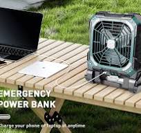 Amazon.com: DUKUSEEK 10" Solar Power Camping Fan with 8.5W ...