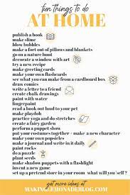 70 activities to do with kids at home: Free Printable Fun Things To Do At Home With Kids Making Lemonade