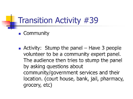 Games are always fun, and more so when you have a large group of people participating. Ppt 101 Transition Activities For The Classroom Powerpoint Presentation Id 6712420