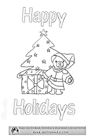 Practicing coloring is a proven path to successful learning for children. Happy Holidays Coloring Pages Printable Coloring Home