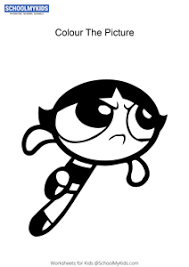 What color should you wear when you need a little pep in your step? Buttercup The Powerpuff Girl Powerpuff Girls Coloring Pages Worksheets For Kindergarten First Second Grade Art And Craft Worksheets Schoolmykids Com