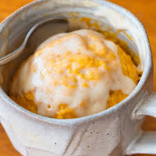 Then Again I Know My Sister Would Disagree With Me She Was Always Most Excited For The Mash In 2020 Protein Mug Cakes Pumpkin Mug Cake Recipe Weight Watcher Mug Cake