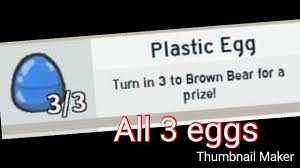 Meet friendly bears, complete their quests and get rewards! All 3 Plastic Egg Location Bee Swarm Simulator Youtube