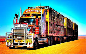 Dark Roasted Blend Huge Off Highway Road Trains Road Train Train Truck Big Trucks
