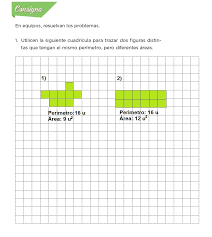 Esta guía te mostrara todas las respuestas y solucion. Relacion Perimetro Area Bloque Iv Leccion 81 Apoyo Primaria