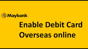 However, in some cases, if your bank processes payments through a specific branch, you will if the sender's bank requires branch code, you may refer to the 2nd digit to the 6th digit of your account number. Maybank Overseas Debit Card Activation Youtube
