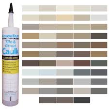 Most options come in powder form, but premixed containers are available as well. Colored Caulk Ultra Performance Caulk Colorfast