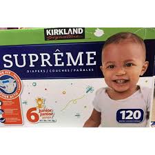 Kirkland Signature Supreme Diapers Size 6 120 Count Shelhealth Com