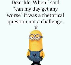 Rhetorical Questions Funny People Quotes Funny Minion Quotes Minions