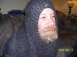 Free email newsletter, knit picky patterns: Ravelry Knitted Chain Maille Helmet Pattern Pattern By Lisa Gubbels