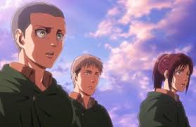 Maybe you would like to learn more about one of these? Minnie V Tvittere Connie Sasha Jean One Of The Best Trio In Attack On Titan Aotseason4nhk Aotassassinsbullet Sashageyo