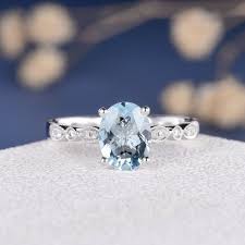 Pin On Vogue Gem Aquamarine Ring