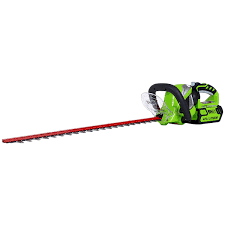 Black And Decker 20v Hedge Trimmer Lowe S Greenworks 22262 G Max 40v 24 Inch Cordless Hedge Trimmer 2ah Battery And Charger Hedges Garden Power Tools Lawn Garden
