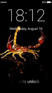 Scorpion in story mode, beat the game with . Scorpion Lock Screen Wallpaper For Android Apk Download