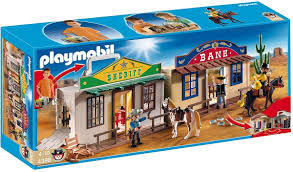 Playmobil 5167 casa maletín fácil de transportar y muy completa con todo tipo de mobiliario para que no te falte de nada. Playmobil 4398 Ciudad Del Oeste Maletin Brico Reyes