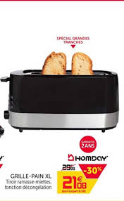 Offre Grille Pain Xl Homday Chez Gifi