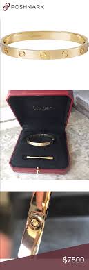 Cartier Love Bracelet Yellow Gold Size 17 Love Bracelets Cartier Love Bracelet Diamond Sizes