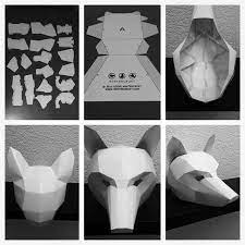 What is the use of an wintercroft mask pdf free? Papercraft 3d Paper Mask Template Free Printable Novocom Top