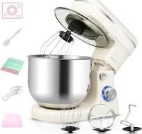 KUCCU 6.5 Qt Stand Mixer - 660W Tilt-Head Kitchen Mixer With Stainless  Steel Bowl & Accessories In Blue