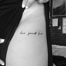 Maybe you would like to learn more about one of these? Love Yourself First Subtle Tattoos Small Girl Tattoos Tiny Tattoos