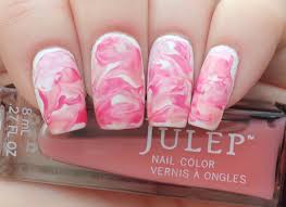 Apply a white base coat. Julep S Carol Wendy Dry Marble Nail Art Blue Skies For Me Please