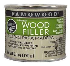 Famowood Original Wood Filler Cedar 1 4 Pint Net Wt 6oz 170g In 2020 Wood Filler Wood Grain Filler Grain Filler