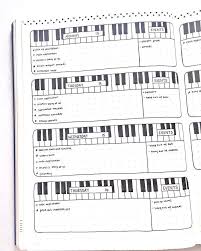 Black And White Bullet Journal Spreads 12 Music Themed Bullet Journal Spreads Bullet Journal Themes Bullet Journal Inspiration Bullet Journal
