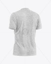 Download Melange Men S T Shirt Mockup In Apparel Mockups On Yellow Images Object Mockups
