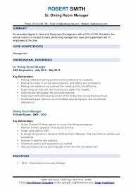 In room dining manager fairmont 4.2 new york, ny 10019 (midtown area) +1 location as a food & beverage manager, you will strategically lead the team to take guest satisfaction to the next level. Dining Room Manager Resume Samples Qwikresume