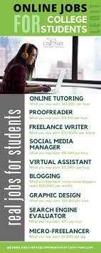 12 Best Online Jobs For College Students To Earn Money Craft Mart Online Jobs Best Online Jobs Earn Money From Home