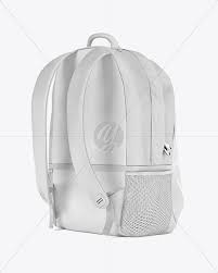 Download Backpack Mockup Back Half Side View In Apparel Mockups On Yellow Images Object Mockups