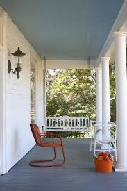 Both Colors Are Standard Southern Porch Colors The Blue For The Ceiling Is Traditional And Functional Since B Porch Colors Blue Porch Ceiling Southern Porches