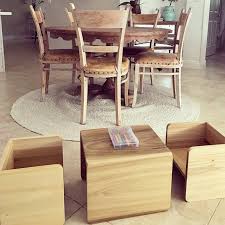 Cube Chair Set 1 Large 2 Small Etsy Cube Chair Large Chair Chair