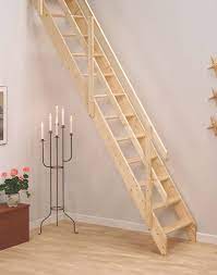 Whether you're looking to buy ladders & step stools online or get inspiration for your home, you'll find just what you're looking for on houzz. Minimalist Space Saver Staircase Design For Pine Wooden Material Tread And Top Rail Combine Simple Horizo Space Saving Staircase Staircase Kits Attic Staircase